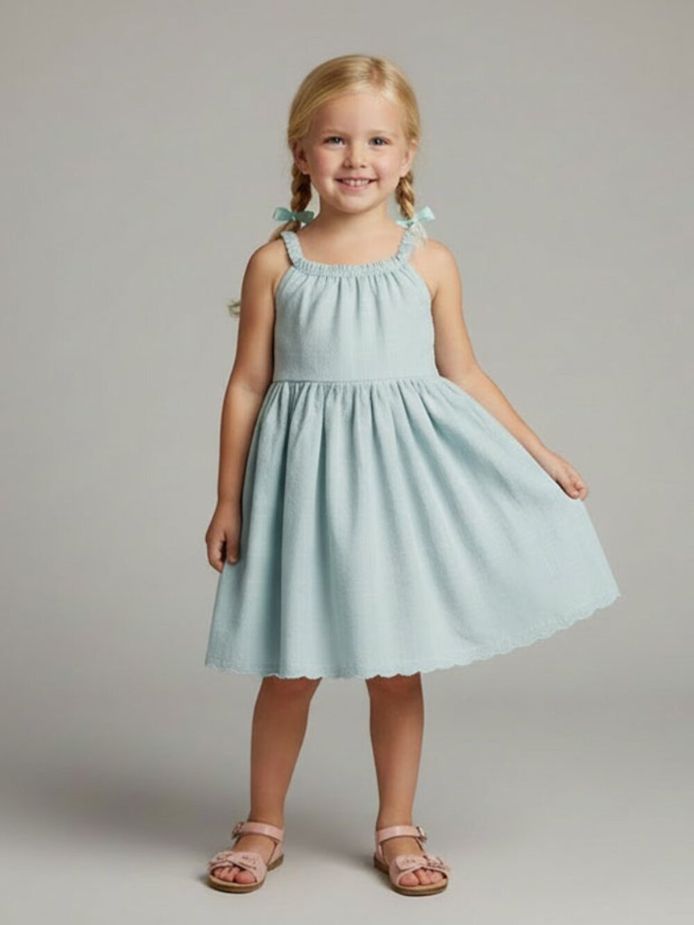 NWT Vignette Stella Girls Dress in Blue